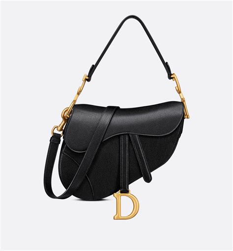 Sac Saddle Cuir de chèvre noir 